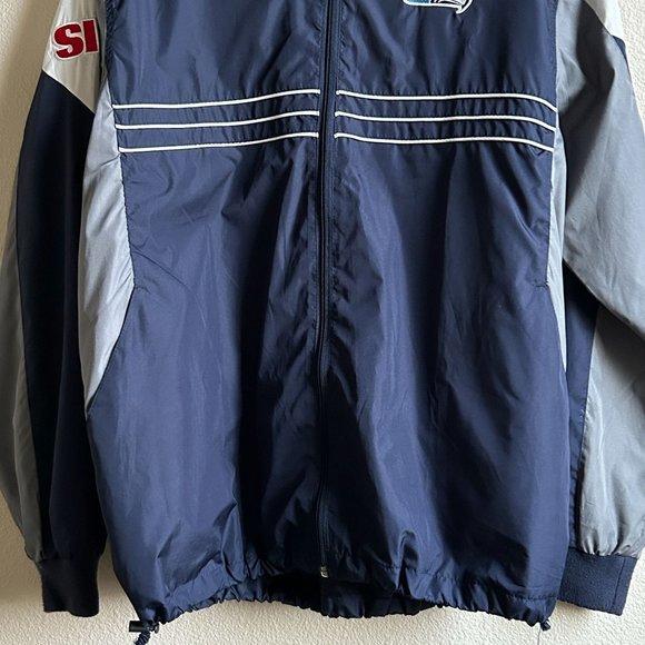 NFL Seattle Seahawks Sports Illustrated Jacket Windbreaker Team Apparel Mens L - Picture 16 of 16